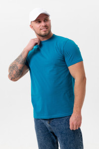 Футболка мужская №83507 кулирка (последний размер) зеленый 58