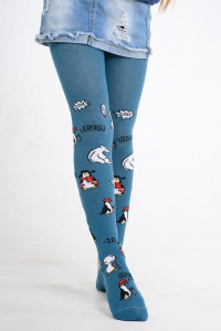 Колготки детские "Меридиан" (последний размер) индиго 80-86