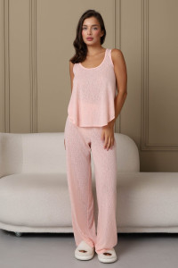 Костюм двойка женский "Флам с вискозой" М-297К флам с вискозой (р-ры: 40-54) розовый