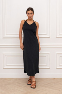 Сарафан женский "Флам" кулирка (р-ры: 42-50) черный