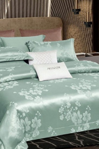 Постельное белье жаккард Ж24-077 (последний размер) 2-сп.евр