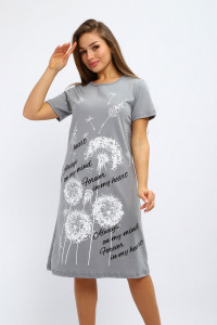 Туника женская №228 кулирка (р-ры: 48-62) серый