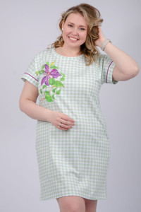 Сорочка женская "Фиалка" кулирка (р-ры: 50-60)