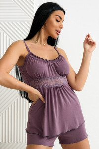 Пижама женская 0032-81 вискоза (р-ры: 42-56) холодная слива