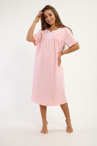 Сорочка женская №236 кулирка (р-ры: 50-64) розовый