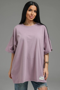 Футболка женская "Анита-2" кулирка (р-ры: 44-66) пыльная роза