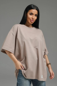 Футболка женская "Анита-2" кулирка (р-ры: 44-66) песочный