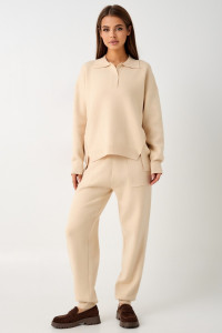 Костюм двойка женский №4 057743 вязаный трикотаж (р-ры: 42-48)