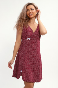 Сорочка женская №30144 кулирка (р-ры: 46-56) бордо