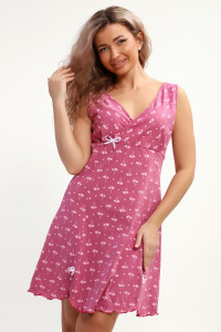 Сорочка женская №30143 кулирка (р-ры: 46-56) пудра