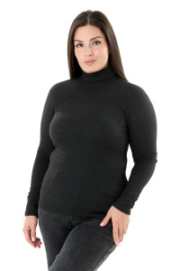 Водолазка женская №057650 кашемир (р-ры: 44-46) графит