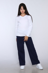 Брюки детские "Челси" текстильное полотно (последний размер) синий 164