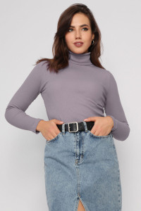 Водолазка женская "Office" кашкорсе (последний размер) корица 50,52,54,56,58