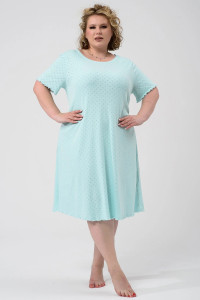 Сорочка женская "Шарм" 2433-Рн хлопок (р-ры: 48-58) ментол