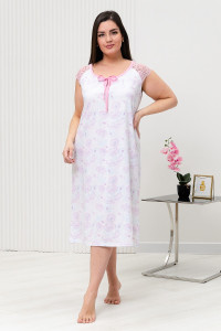 Сорочка женская №42290 кулирка (р-ры: 48-58) белый