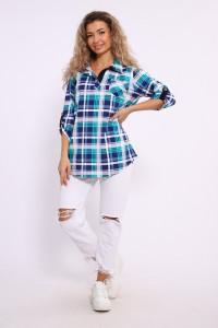 Туника женская 567 кулирка (последний размер) зеленый 60-62