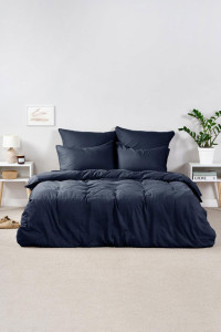 Постельное белье "Веселина" полиэстер "Синий бархат"