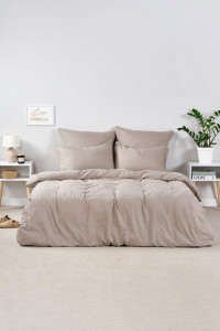 Постельное белье "Веселина" полиэстер "Винтажный хаки"