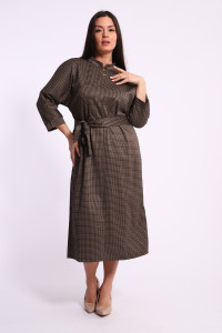 Платье женское №31887 академик (р-ры: 48-54) коричневый