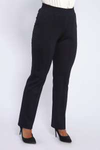 Брюки женские №32820 джерси (р-ры: 48-62) черный