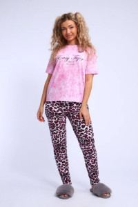 Брюки женские №655 кулирка (р-ры: 44-58) розовый