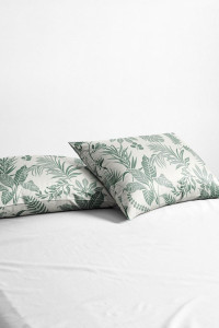 Наволочки классические поплин "Зеленые джунгли" осн. (2 шт.)