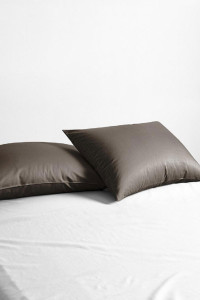 Наволочки классические поплин гладкокрашеный "Мокко" (2 шт.)