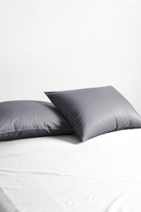 Наволочки классические поплин гладкокрашеный "Грей" (2 шт.)