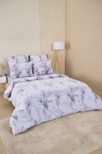 Постельное белье зима-лето поплин на резинке "Ночная тишина"