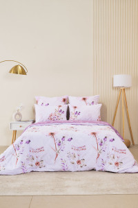 Постельное белье зима-лето поплин на резинке "Виталина"