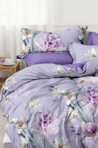 Постельное белье поплин "Лиловая фантазия"