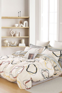 Постельное белье сатин "Графика"