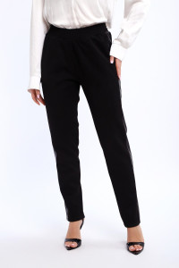 Брюки женские №32830 эко-замша (р-ры: 48-58) черный
