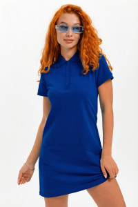 Платье женское №14413/1 пике (р-ры: 44-54) электрик