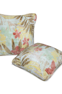 Наволочка декоративная велсофт "Тропики"