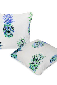 Наволочка декоративная велсофт "Ананасы"