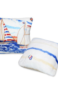 Наволочка декоративная велсофт "Дальнее плавание"