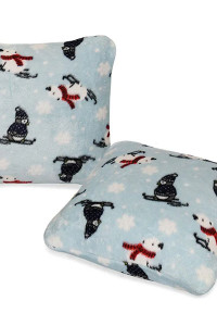 Наволочка декоративная велсофт "Северный полюс"