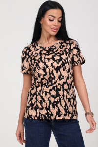 Футболка женская №15 кулирка (р-ры: 38-56) сафари