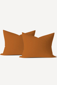 Наволочка классическая поплин гладкокрашеный "Коричневый"