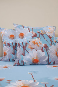 Наволочка на молнии бязь "Ромашки" (2 шт.)