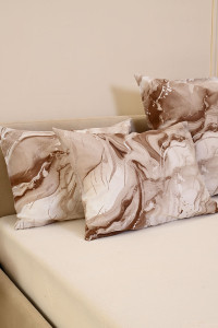 Наволочка на молнии бязь "Мрамор" (2 шт.)