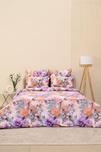 Пододеяльник бязь на молнии "Фиалки"