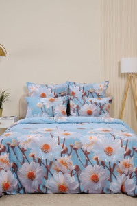 Пододеяльник бязь на молнии "Ромашки"