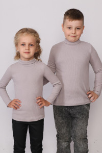 Водолазка детская "Серый" кашкорсе (последний размер) 134