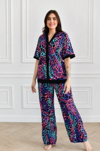 Пижама женская "Модена 2" 1335-1 трикотаж (последний размер) фиолет 54,56
