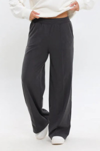 Брюки женские "Милана-3" 1385-2 полиэстер с лайкрой (последний размер) графит 54-56