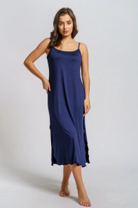 Сорочка женская "Ника" масло (р-ры: 46-56) синий