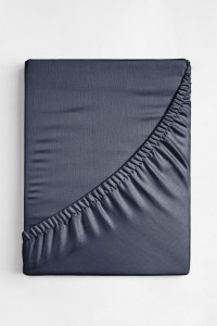 Простыня на резинке поплин "Миднайт"