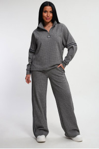 Костюм двойка женский "Идеал" футер жаккард (р-ры: 44-62)
